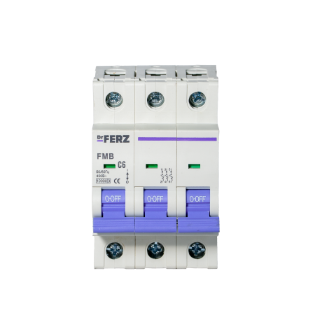 FMB-C 10kA 3P 06 х-ка C Автоматический выключатель